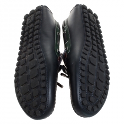 Pre Owned حذاء لوفرز أريزونا جلد ثلاثي اللون مقاس 43.5