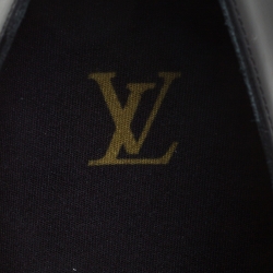 مملوكة مسبقًا Louis Vuitton Black Leather Lace Up Derby Size 41.5