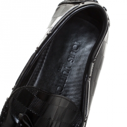 Pre Owned حذاء لوفرز لوي فيتون امولا بشراريب سوي دي أسود مقاس 40