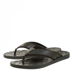 مملوكة مسبقًا صندل لوي فيتون كي فليب فلوب مطاط دامييه أخضر مقاس 41