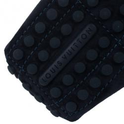 مملوكة مسبقًا Louis Vuitton Tri Color Suede Hockenheim Loafers Size 44