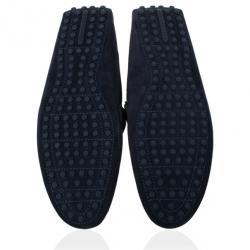 مملوكة مسبقًا Louis Vuitton Tri Color Suede Hockenheim Loafers Size 44