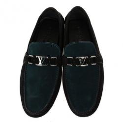 مملوكة مسبقًا Louis Vuitton Two Tone Suede Hockenheim Loafers Size 43