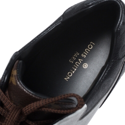 Pre Owned Louis Vuitton Monogram Damier Canvas Run Away Low Top Sneakers Size 41