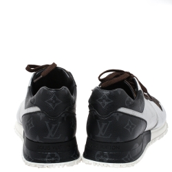 Pre Owned Louis Vuitton Monogram Damier Canvas Run Away Low Top Sneakers Size 41