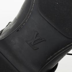 مملوكة مسبقًا Louis Vuitton Black Damier Embossed Leather Richelieu Fairway Lace Up Shoes Size 42.5