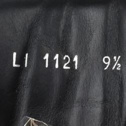 مملوكة مسبقًا Louis Vuitton Black Damier Embossed Leather Richelieu Fairway Lace Up Shoes Size 42.5