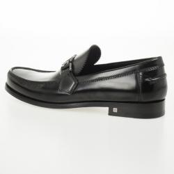 مملوكة مسبقًا Louis Vuitton Black Leather Major Loafers Size 41