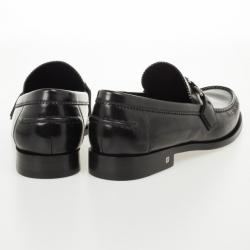 مملوكة مسبقًا Louis Vuitton Black Leather Major Loafers Size 41