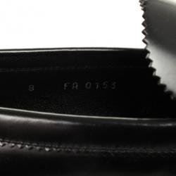 مملوكة مسبقًا Louis Vuitton Black Leather Major Loafers Size 41