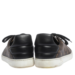 Louis Vuitton Monogram Canvas And Leather Trim Low Top Sneakers Size 43