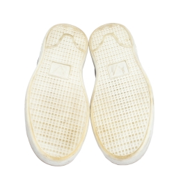 Louis Vuitton Monogram Canvas And Leather Trim Low Top Sneakers Size 43