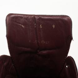 مملوكة مسبقًا Louis Vuitton Black Croc Embossed Patent Sneakers Size 43