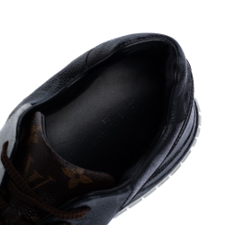 Pre Owned Louis Vuitton Tri Color Monogram Coated Canvas Run Away Sneakers Size 45