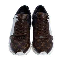 Louis Vuitton Tri Color Monogram Coated Canvas Run Away Sneakers Size ...