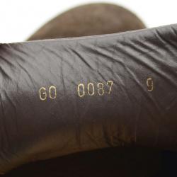 Pre Owned Louis Vuitton Brown Offshore Sneakers In Mix Patchwork Size 43