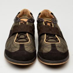 مملوكة مسبقًا Louis Vuitton Damier Ebene Brown Sneakers Size 43.5