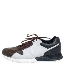 مملوكة مسبقًا Louis Vuitton Tricolor Monogram Run Away Low Top Sneakers Size 44