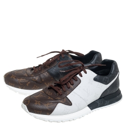 مملوكة مسبقًا Louis Vuitton Tricolor Monogram Run Away Low Top Sneakers Size 44