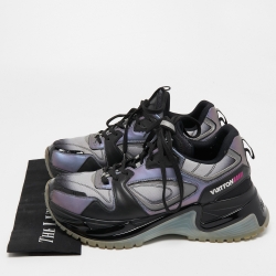 Louis Vuitton Multicolor Leather and Canvas RunAway Pulse Sneakers Size 42.5 