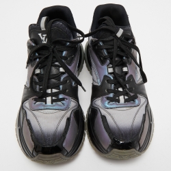 Louis Vuitton Multicolor Leather and Canvas RunAway Pulse Sneakers Size 42.5 