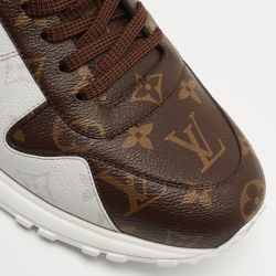 Pre Owned Louis Vuitton Multicolor Monogram Canvas Runaway Sneakers Size 45
