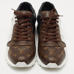 Pre Owned Louis Vuitton Multicolor Monogram Canvas Runaway Sneakers Size 45