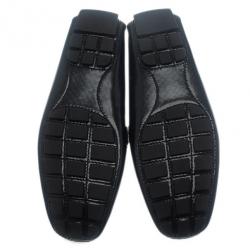 مملوكة مسبقًا حذاء لوي فيتون جلد لامع مونت كارلو بدون كعب مقاس 42.5