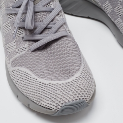 Louis Vuitton Grey Knit Fabric Fastlane Sneakers Size 41