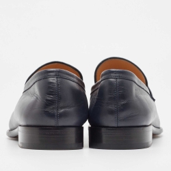 Pre Owned حذاء لوفرز لوي فيتون سانت جيرمين جلد أسود مقاس 40.5