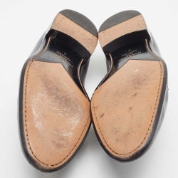 Pre Owned حذاء لوفرز لوي فيتون سانت جيرمين جلد أسود مقاس 40.5