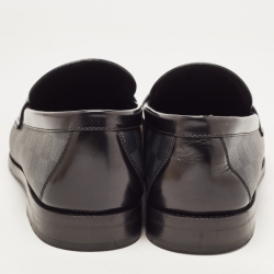 Pre Owned Louis Vuitton Damier Graphite Canvas and Leather Major Loafers Size 43