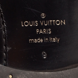 Pre Owned Louis Vuitton Damier Graphite Canvas and Leather Major Loafers Size 43