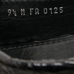 Pre Owned Louis Vuitton Black Crocodile Leather Monte Carlo Loafers Size 43.5 