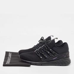 Louis Vuitton Black Fabric And Mesh Fastlane Sneakers Size 41.5  