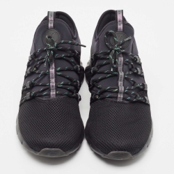 Louis Vuitton Black Fabric And Mesh Fastlane Sneakers Size 41.5  