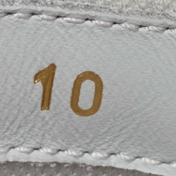 Louis Vuitton White Leather LV Trainer Sneakers Size 44