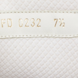 Pre Owned Louis Vuitton Blue/White Monogram and Damier Knit Fabric Show Up Sneakers Size 41.5