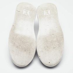 Pre Owned Louis Vuitton Damier Varnished Canvas Beverly Hills Sneakers Size 43