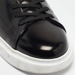 Pre Owned Louis Vuitton Damier Varnished Canvas Beverly Hills Sneakers Size 43