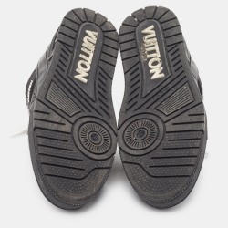 مملوكة مسبقًا Louis Vuitton Black Leather Trainer Sneakers Size 41