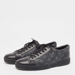 مملوكة مسبقًا Louis Vuitton Monogram Eclipse Canvas and Leather Match Up Sneakers Size 42