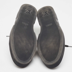 مملوكة مسبقًا Louis Vuitton Monogram Eclipse Canvas and Leather Match Up Sneakers Size 42