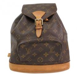 Pre Owned Louis Vuitton Monogram Montsouris MM Backpack
