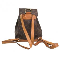 Pre Owned Louis Vuitton Monogram Montsouris MM Backpack