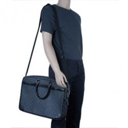 Pre Owned Louis Vuitton Damier Graphite Porte-Documents Voyage Briefcase GM