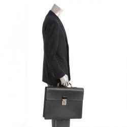 مملوكة مسبقًا Louis Vuitton Ardoise Taiga Leather Robusto 2 Compartments Briefcase