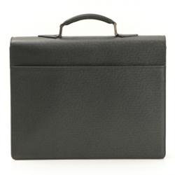 مملوكة مسبقًا Louis Vuitton Ardoise Taiga Leather Robusto 2 Compartments Briefcase