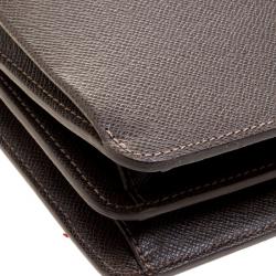 مملوكة مسبقًا Louis Vuitton Grizzli Taiga Leather Robusto 1 Compartment Briefcase