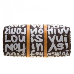 Louis Vuitton Monogram Canvas Limited Edition Graffiti Keepall 50